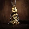 Anhänger Halsketten Vintage Derwisch Buddha Halskette Mann Frau Persönlichkeit Religiöses Amulett Schmuck Zubehör