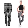 Leggings voor dames zachte hoge taille casual modeontwerp vrouwen printen slanke elasticiteit fitness legging push -up sterkte broek