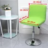 Stoelbedekkingen Elastische dekking voor Bar Stool Short Back Dining Room Slipcover Spandex Stretch Case Banquet Wedding Decoratie