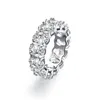 Zirkoonringen voor vrouwen eeuwigheid belofte cz kristal vinger ring verloving bruiloft sieraden liefde cadeau