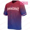 Baseball Jerseys 2023 Dominikan Republic Baseball koszulka baseballowa Manny Machado Juan Soto Julio Rodriguez Jeremy Pena Vladimir Guerrero Jrr Afaeld Eversw Illya Damesg Ar