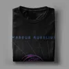 T-shirts pour hommes Hommes Femmes T-shirt Marcus Aurelius Retrowave T-shirts décontractés en coton à manches courtes Chemise Socrate grecque Col rond Vêtements