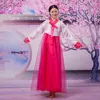 Ethnic Clothing Korean Hanbok Traditional Style National Yarn Dress For Women Wedding Dance Performance Costume Elegant Retro Party