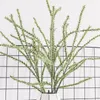 Decoratieve bloemen 1 stks Simulatie Plant Green Leaf interieur Bloemarrangement Ornamenten Plastic boomtak Bouquet Diy Craft Home