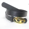 Other Fashion Accessories New Female D Belt AllMatch Snap Button Belt For Men And Women Designer Brand Trendy And Cool With Decorative Buckle Jeans Belt J230502