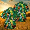 Men's Casual Shirts Jumeast Nubian Goat Tropical Pineapple Fruit- Men Hawaiian Shirt Cattle Pig Cutecore Llama Beach Blouse Chicken Farm