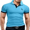 Hommes Polos Drop 13 Couleurs Marque Qualité Coton Broderie Polo Girafe Chemise Casual Patchwork Mâle Tops Vêtements 230428