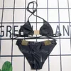 Luksusowe kobiety bikini scenariusz projektantki kantarki stroje kąpielowe czarne seksowne podzielone stroje kąpielowe modne basen na plaży spa kostium kąpiel