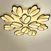 Luces de techo 2023 Lámpara simple Personalidad creativa Dormitorio moderno Comedor Luz de estudio Lámpara de acrílico de tulipán romántico de lujo