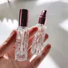 10ml 로즈 골드 유리 휴대용 리플렉션 병 화장실 컨테이너 빈 스프레이 아토마 저 여행 소규모 샘플 서브 버틀