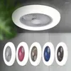 Intelligent Ceiling Fan With Lamp Electric Bedroom Decorative Ventilator Smart Control Remote Decor