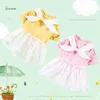 Hondenkleding mode huisdierkleding voor jurken schattige prinses kattenjurk kleine honden chihuahua puppy rok watermeloen kitten