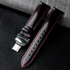 Bracelets de montre accessoires faits à la main bracelet en cuir de cire d'huile 18mm 19mm 20mm 21mm 22mm bande pour Etc marque bracelet de montre