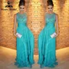 Vestidos de festa modernos o-pescoço de lantejoulas de lantejoulas de lantejoulas ALTA ALTA A-LINHA Mãe dos vestidos de noiva Jiffon Evening Wedding Party Floor Robes de Soire T230502