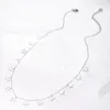 Anhänger Halsketten Damen Choker Halskette Roségold Farbe Edelstahl Sterne Modeschmuck Accessoires Collier Bijoux 2023