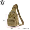 Backpacking Packs 1000D Militär Tactical Shoulder Bag Sling Ryggsäck Armé Camping Vandring Utomhus Sports Bag Treking Hunting Ryggsäck J230502