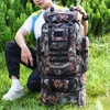 Backpacking Packs 100L imperméable MOLLE CAMO TACTICAL BACKPACK MILITAL MILITY Army Randonnée Camping Backpack Travel Rucksack Racks Dire