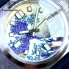 ساعة معصم Tandorio 38mm 24 Jewels NH35A الرجال الأوتوماتيكيين مشاهدة مضيئة Kagawana Dial Glass 20bar