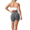 Pantaloncini da donna Nvgtn Scrunch Pantaloncini senza cuciture Pantaloncini in spandex Donna Fitness Elastico Traspirante Sollevamento dell'anca Sport per il tempo libero Corsa 230428