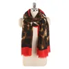 Scarves LaMaxaPa 2023 Fashion Winter Warm Women/Lady Leopard Print Scarf Pashmina Shawls And Wraps Long Female 180 90CMScarves