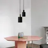 Pendant Lamps Modern Creative Personality Black Color Cave Stone Atmosphere Small Droplight Coffee Shop Home Stay Decoration Pendent Lamp