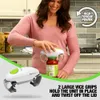 Twist Electric Jar Opener, One Touch Electric Handsfree Easy Jar Opener, Works for Jars of All Sizes,
