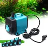 Pumpar 220V Ultra Quiet Submersible Water Pump Filter Fish Pond Fountain Aquarium Tank Highlift 10 15 25 40 55W 6003000L/H EU Plug