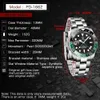 腕時計2022 Pagani Design New Business Left Crown Men Mechanical Wristes M Waterproof Sapphire Glass PD-1662 GMT for Men G230502