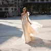 Festklänningar Sevintage Berta Bohemian Wedding Dresses Boho Lace Appliqued Wedding Gowns One Shoulder Beach Brudklänning Vestido de Novia T230502