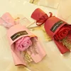 Fleurs décoratives 1 PCS Main Roses Savon Fower Saint Valentin Cadeaux Romantique Fête D'anniversaire Faveurs De Mariage Décoration Confession Cadeau