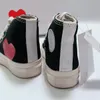Tênis infantil High Play Canvas Love Heart 70s Girls Boys Low All Star designer White Black Sneaker Children Youth Casual Shoe Toddler Sports Outdoor Trainers