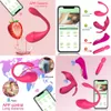 Produkte für Erwachsene Combo Wireless Bluetooth G-Punkt Dildo App Vibrator für Frauen 3 in 1 Sucker Klitoris Fernbedienung Wearable Panties Sex Toys 230316