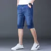 Shorts pour hommes 2022 Summer Brand New Men's Fit Straight Denim Shorts Classique Casual Vêtements Léger Coton Stretch Mince Slim Shorts T230502