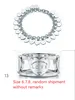 łańcuch Sliver Love Heart Bracelets for Women Sterling 925 Sliver Splated Men Diamond Cluster Party Wedding Party