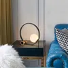 Tischlampen Nordic Gold LED-Schreibtischlampe mit 9W G9-Birne Innen geeignet für Schwarz im Schlafzimmer und Wohnzimmer