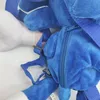 Kawaii Embroidery Big Eye Plush Backpack Girl Cute Soft Accessories Zipper Bag Girls Birthday Gift 46cm