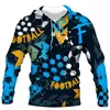 Męskie bluzy męskie sportowe bluza sportowe zabawne 3D drukowane trend sztuki długie rękaw Casual Hip-Hop Pullover Fun Street Bluza S8