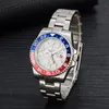 2023 AAA Glide Lock Luxury Ceramic Bezel Sapphire Mens 2813 Mekanisk automatisk rörelse SS Fashion Watch Men's Designer tittar på armbandsur