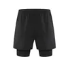 LL Sport-Shorts für Herren, Marathon-Lauf, spurlos, atmungsaktiv, schnell trocknend, rutschfest, Fitness-Training, Dreipunkt-Hose