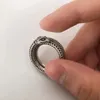 Diseñador 925 serpiente de plata g amor un anillo de cobre blanco para hombres para mujer amantes de la moda anillos de alta calidad Parejas Anillos con caja hombres mujeres corazón Bague g2684