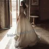 Partykleider Elegant Boho Schlitz Chiffon Brautkleider für die Braut bodenlangen Zivil Brautkleid Puffärmel Sweep Zug A Line Custom 2022 T230502