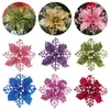 Christmas Decorations 1pcs Artifical Glitter Flowers Fake Tree For Home Xmas Ornaments Year Decor