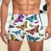 Maillots de bain pour hommes Papillon coloré Jolis maillots de bain Beaucoup de papillons Imprimer Tendance animale Boxers de bain durables Maillot de bain d'entraînement