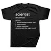 メンズTシャツ面白い科学者定義グラフィックストリートウェア半袖科学数学の勉強職