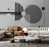 Bakgrundsbilder Milofi Custom Wallpaper Mural Modern Art Simple Abstract Geometric Industrial Warm Grey Bakgrund