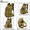 Backpackpakketten Beschermer plus tactische rugzak 25l rijden Backpack Waterdichte Hoge kwaliteit Wandelen Hiking Hunting Militaire stijl Tas Kleine Rucksack J230502