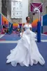 Party Dresses Elegant Off The Shoulder Boat Neck Satin Mermaid Wedding Dresses With Detachable Train Simple Bride Gown Vestidos De Novia T230502