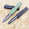 Tillbehör 3 Färger Lightning Dual Action 440 Blad Tactical Folding Fixed Blade Knife Pocket Fishing Hunting EDC Survival Tool Knives