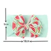 Baby weiches Stirnband elastischer Knoten Turban Nylon Stirnbänder Mädchen Kopf Wrap Neugeborene Bogen Haarband Kleinkind Haarzubehör