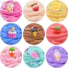 Modélisation de la pâte à l'argile 12Pack 70ml Kit de Slime au beurre Faux Bonbons parfumés Fluffy Party Antistress Jouets Doux Et Extensible Charme s Pour Les Enfants